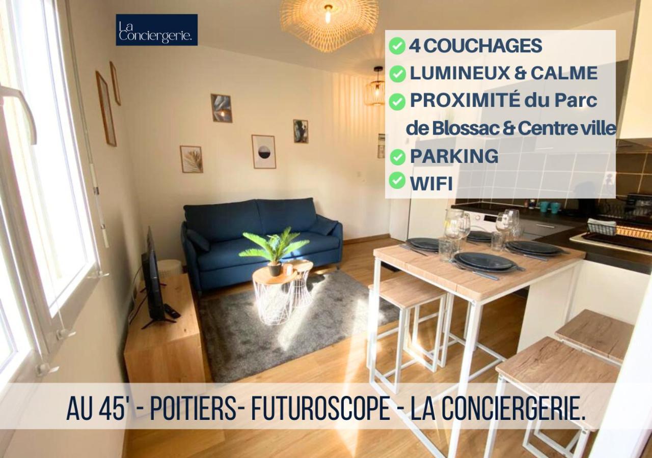 Au 45' - Poitiers - Futuroscope - La Conciergerie Apartment Luaran gambar
